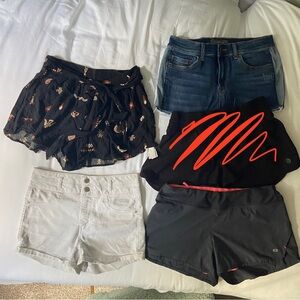 bundle of 4 pairs of shorts
